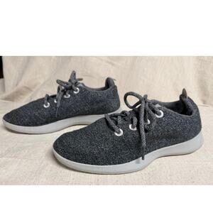 Allbirds Wool Runners Gray Merino Wool Sneakers Women’s US 10 EU 40 Lace Up